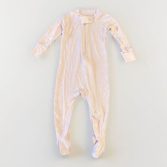 Vaenait Baby Modal Zip Footie Pajama Footed Sleep and Play 0-3 Months Pink - Picture 1 of 7